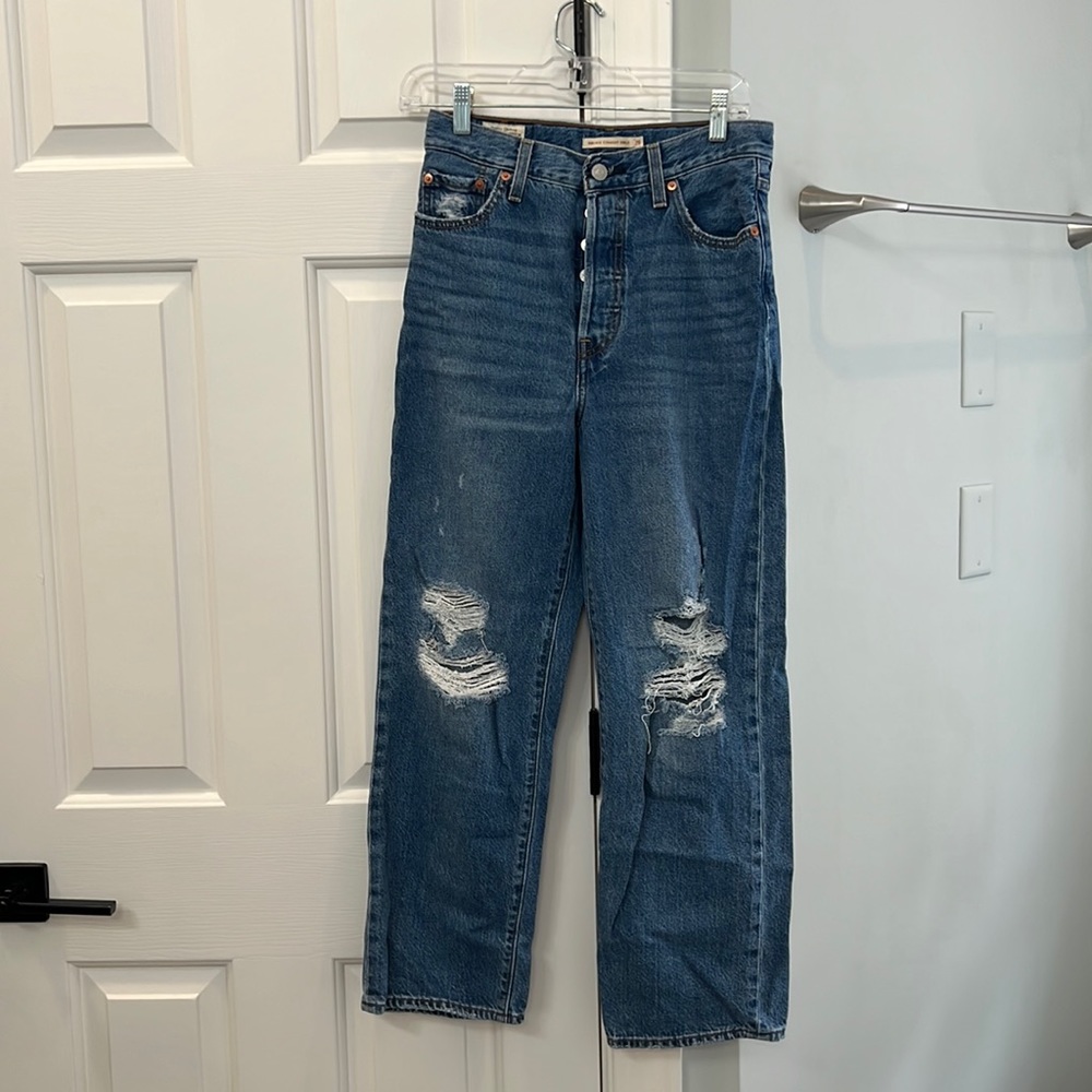 Levi Ribcage Wide Leg Jeans